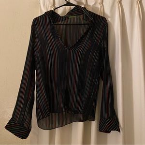 Le Caviar slinky 90s sheer top
